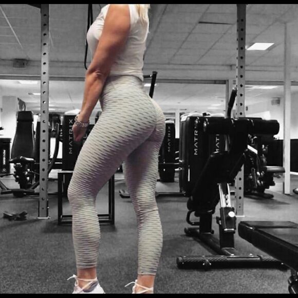 Anti Cellulite Butt Lifting Leggings Gray - Picture 1 of 6